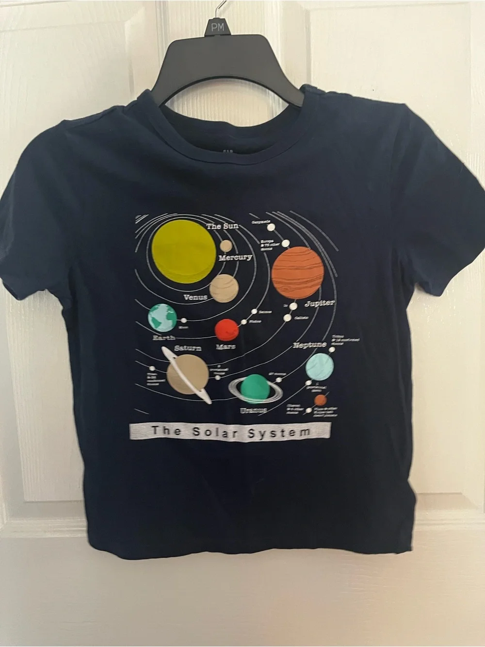 GAP Navy Blue Solar System Graphic Tee